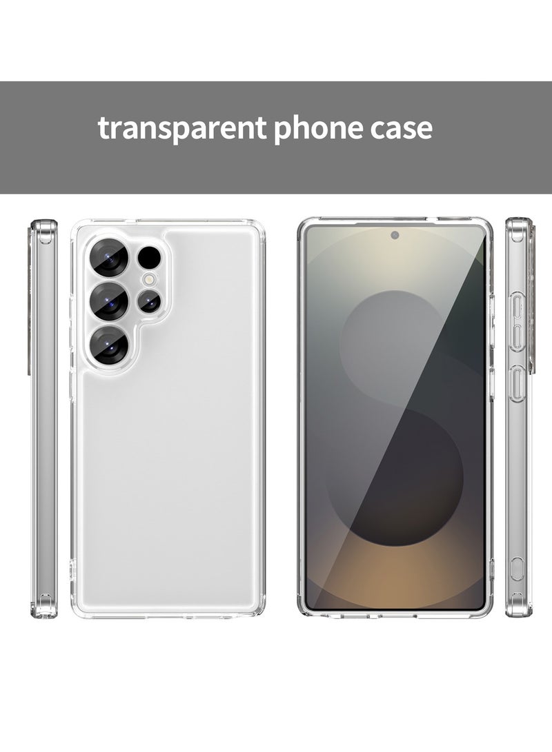 CHAPPELINE Samsung Galaxy S26 Ultra 5G 2026 TPU Soft Corners with Hard PC Case Cover (MCTPTN) - Clear - Image 2